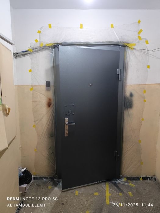 Реставрация железный дверей обшивка из МДФ