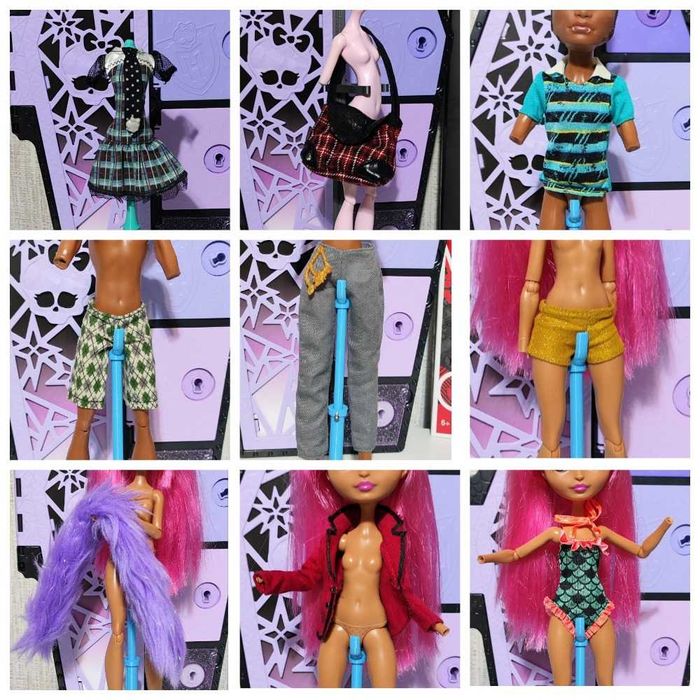 Одежда для кукол Monster High, Bratz, Ever After High