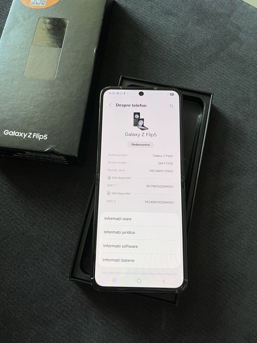 Samsung FLIP 5 5G 512GB Dual Sim Black Impecabil