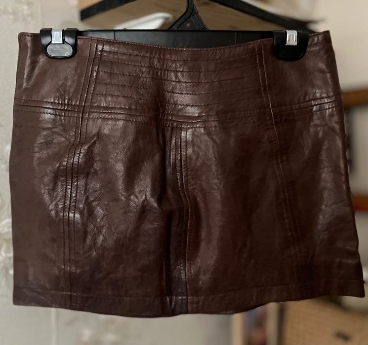 Fustă piele naturală