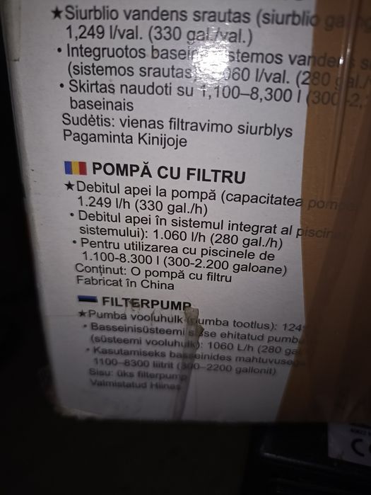 Pompa filtrare piscina