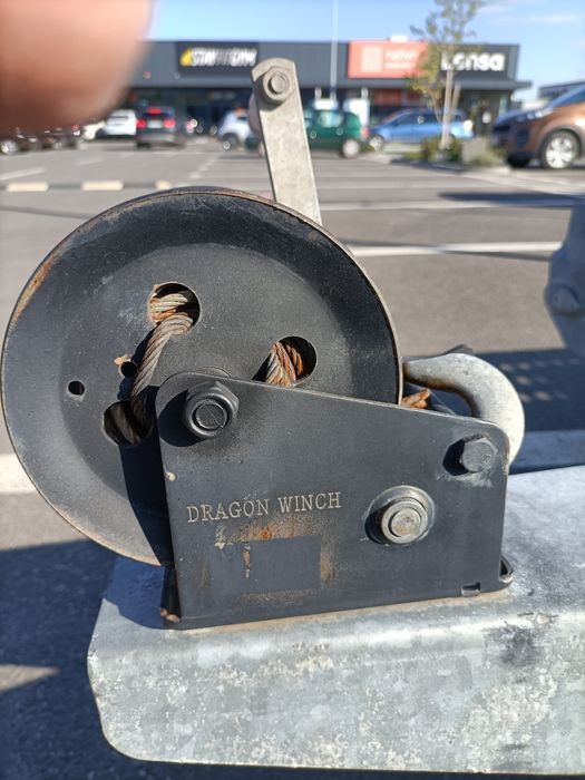 Troliu manual Vinci capacitate 1600 kg 3500 lbs,cablu 10m,diametru 6mm