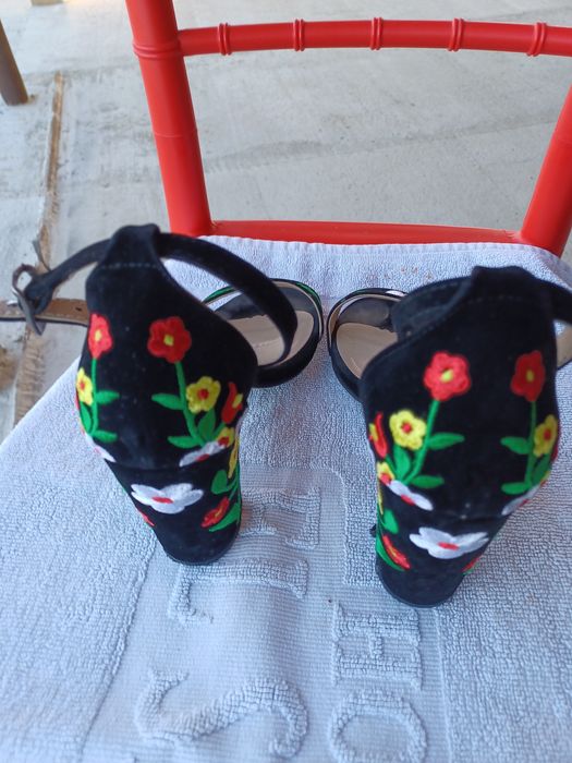 Sandale dama pielea întoarsă mărimea 39