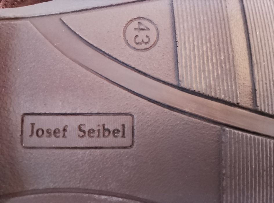 Нови мъжки обувки Josef Eeibel естествен велур  43 номер