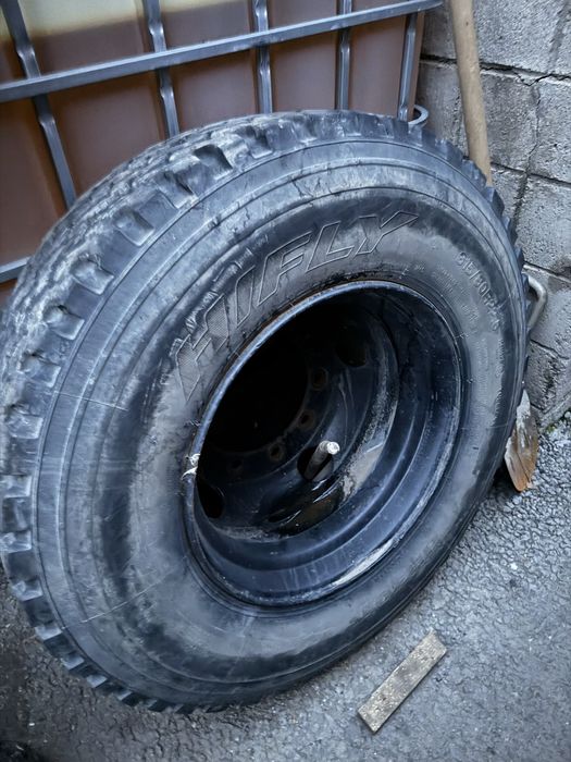 Безкамерная резина с диском 315 80