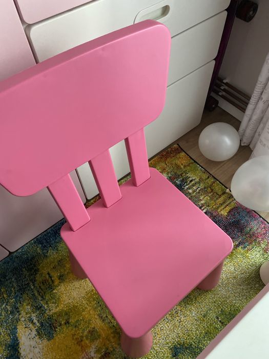 Vand masuta + 2 scaune Mammut Ikea