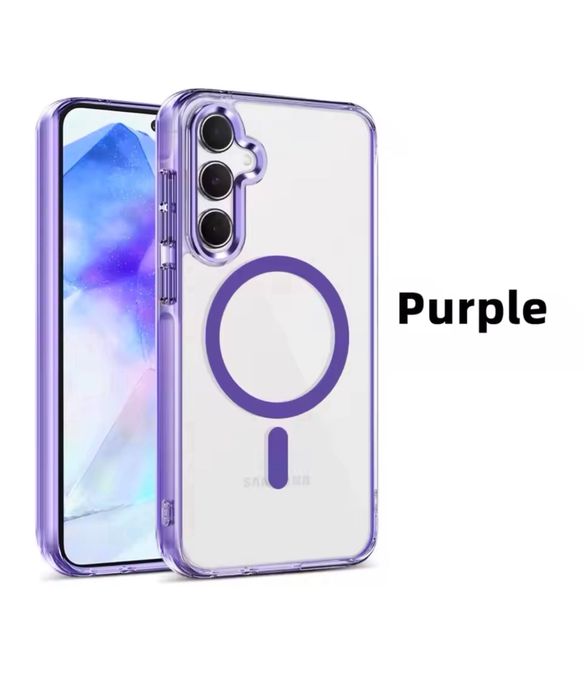 Samsung A15/A16/A35/A55/S24 FE/A56/A36/A37/A57 Husa TPU Magsafe Lucioasa