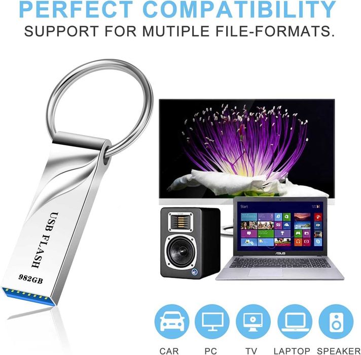 USB флаш памет 982 GB USB 3.0 високоскоростна USB флаш памет за съхранение на данни