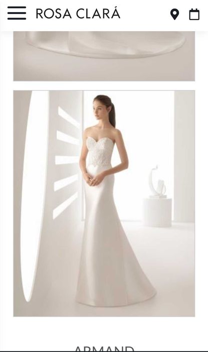 Rochie de mireasa Rosa Clara mikado