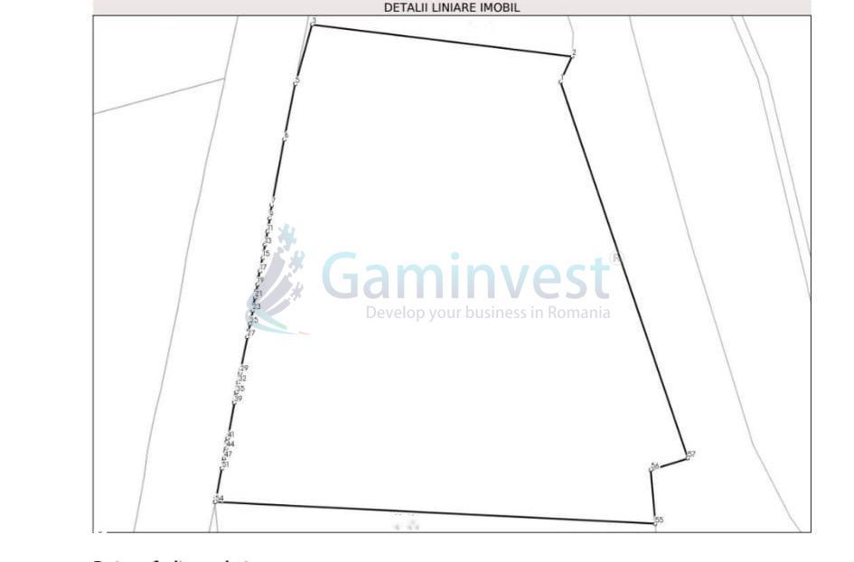 Teren intravilan de 15318 mp, de vanzare in Biharia, Gaminvest,V4214B