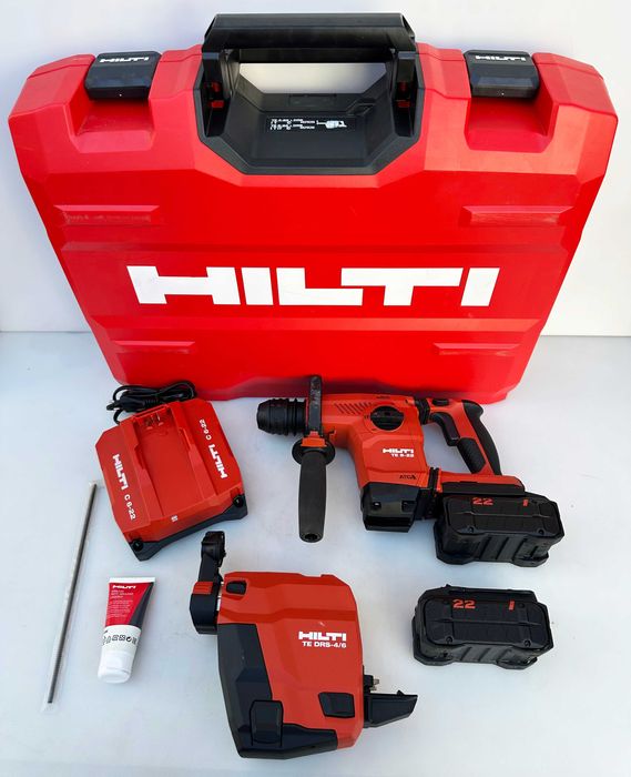 Hilti TE 6-22 + TE DRS-4/6 Nuron - Безчетков перфоратор с прахоул 2024