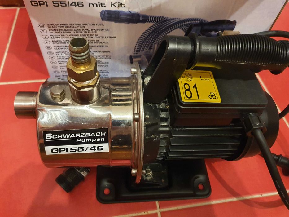 Pompa de gradina, fantana put Schwarzbach GPI 55/46 ca noua, inox