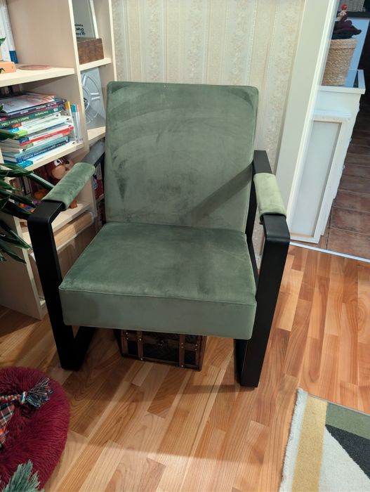 Fotoliu robust catifea