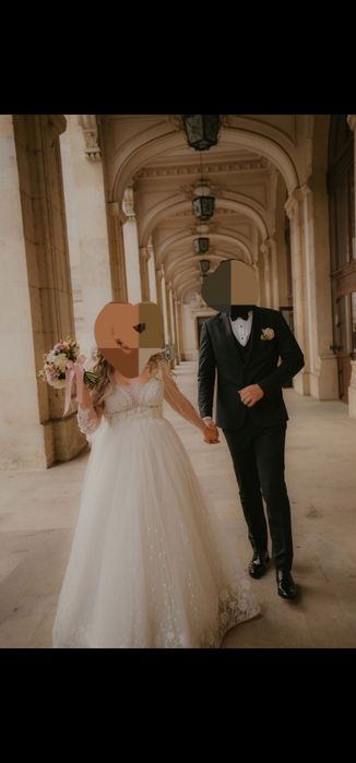 Rochie mireasa deosebita marime L