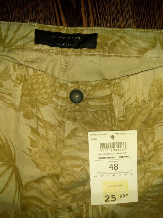 Нови с етикет мъжки къси панталони/бермуди М/L/цени в описанието