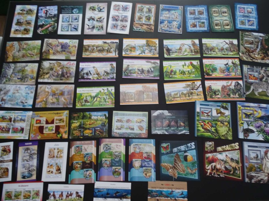 50 colite stampilate , timbre tematice Fauna/Animale (Lot 3108)