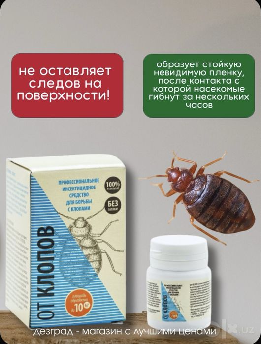 Средство от клопов без закаха