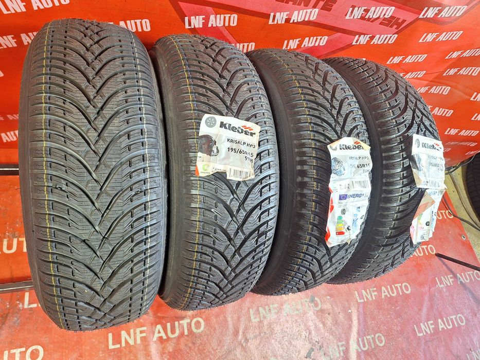 Anvelope de IARNA - 195/65/15 - KLEBER - NOI - DOT 2022 !