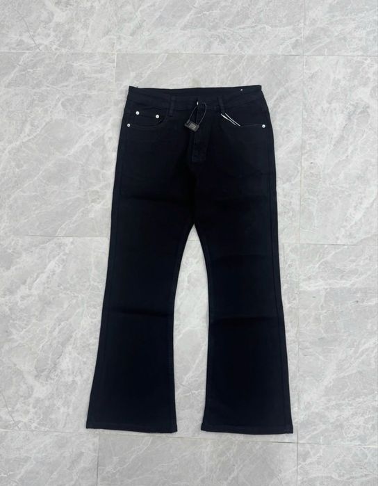 Flared / bootcut черные джинсы уни
