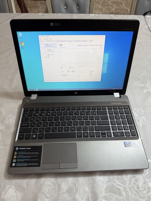 Ноутбук HP Probook i3/6GB/SSD240GB Отлично подходит для учёбы работы