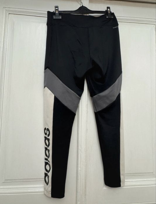 Pantaloni thermal, Adidas, marimea M, negrii.