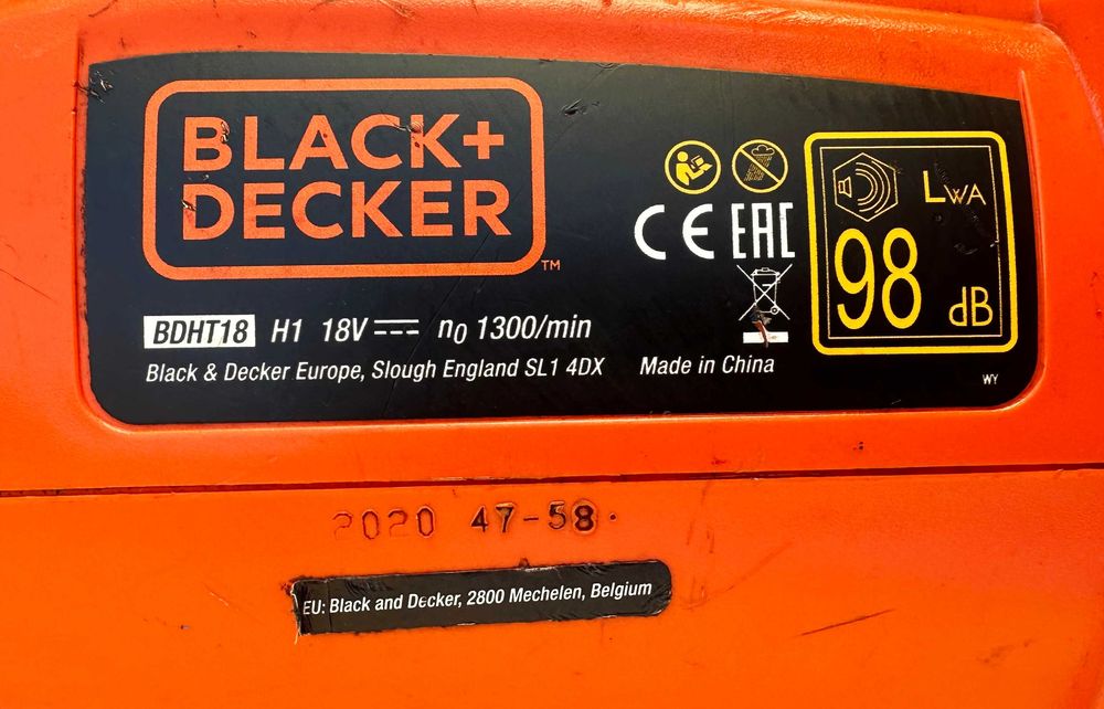 Black Decker BDHT18 H1 - Акумулаторен храсторез 18V