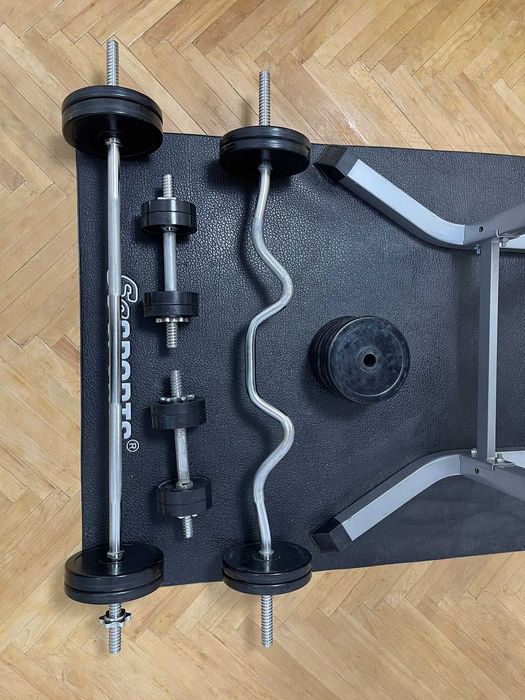 aparat de culturism si forta de casa multifunctional compact si robust