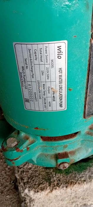 Насос отопительный водянои