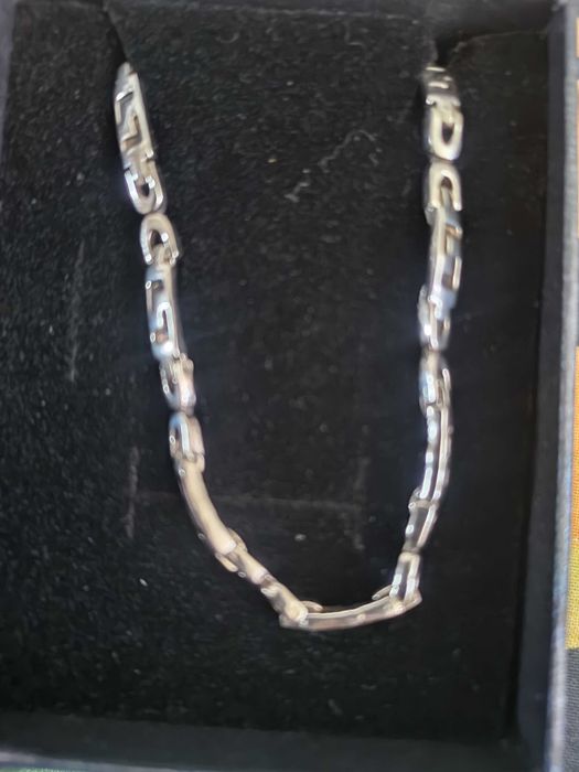 Сребърна гривна мъжка, със сертификат и 1 година гаранция