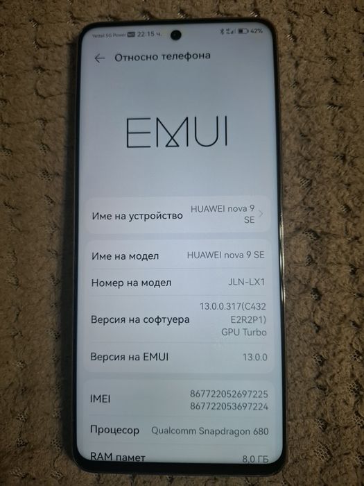 Huawei Nova 9 se