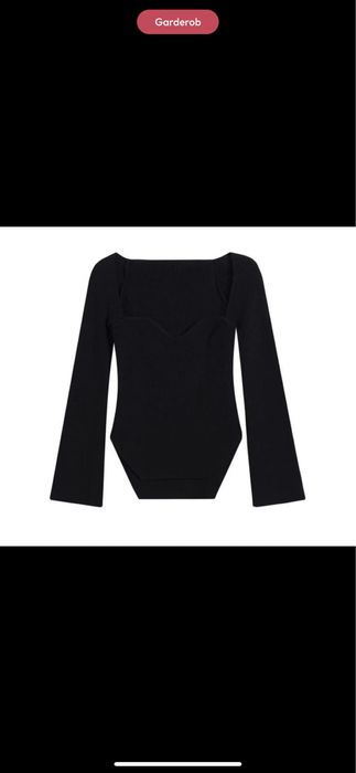 Лонгслив черный