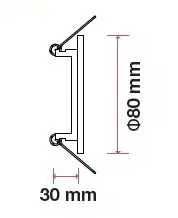 GU10 Корпус Луничка Кръг Сатен Никел ( Мат)  - Цената е за 1  брой