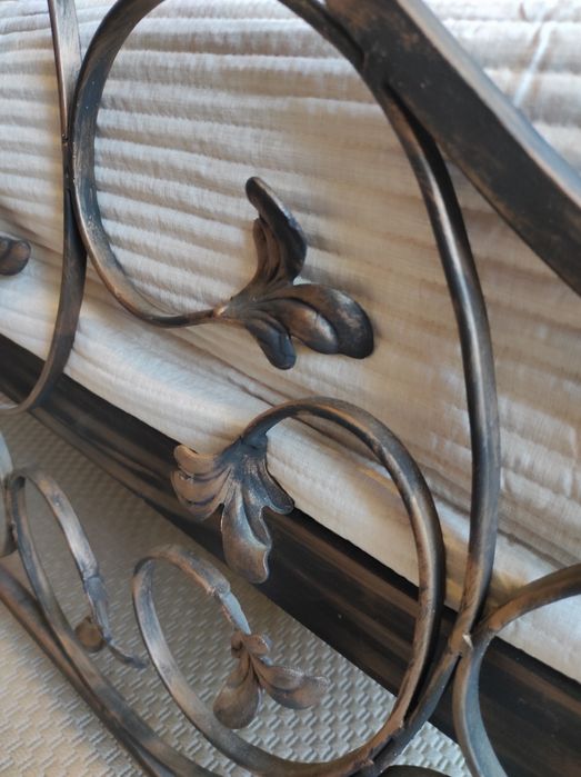 Pat dublu din fier forjat