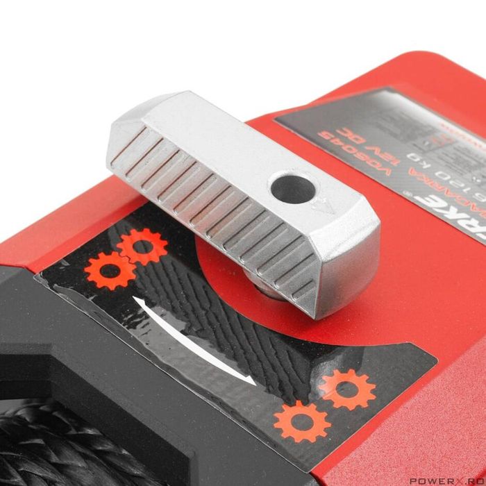 Troliu electric 12V, capacitate ridicare 6120 Kg, 4.8Kw, 450A, lungime