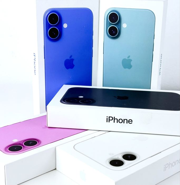 НОВ! Apple iPhone 16 256GB Ultramarine / Black / Teal / Pink / White