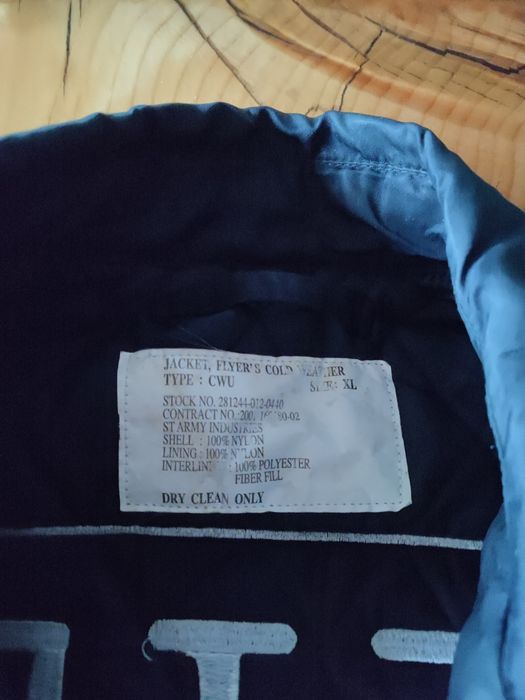 Оригинален пилотски бомбър Army industries CWU Delta cold weather яке