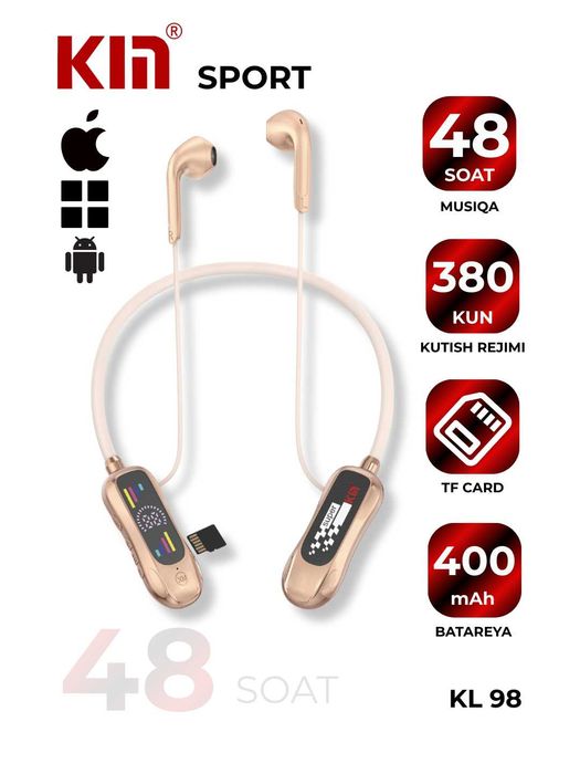 Ulgurji sport Bluetooth quloqchinlar — KIN brendi