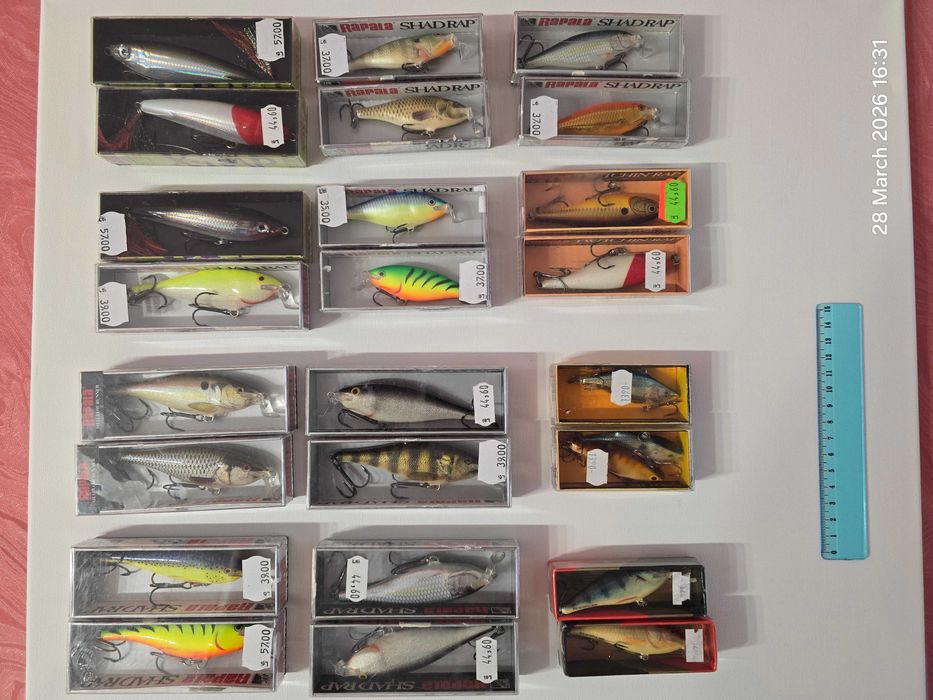 Set Rapala Westin FoxRage Salmo Arbogast Biwaa Mepps Storm Savage Gear