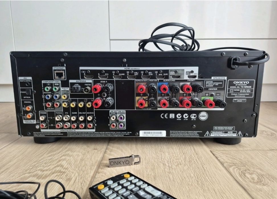 Onkyo TX-NR626 7.2 AV ресивър – дистанционно + калибриращ микрофон
