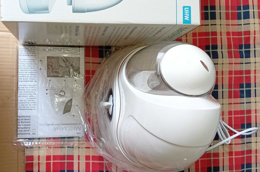 Umidificator de aer Medisana, UHW, ultrasonic, cu nebulizare ultrafina reglabila pe trepte. Absolut nou.