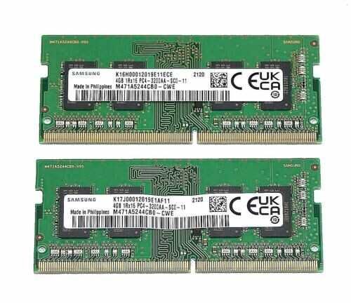 Kit Memorie Laptop 8GB DDR4 3200MHz Samsung 2x4GB cod M471A5244CB0-CWE