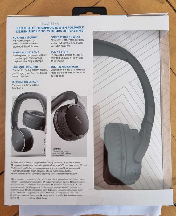 Слушалки Trust Zena Bluetooth + 3.5mm AUX ПОСЛЕДЕН 1БР
