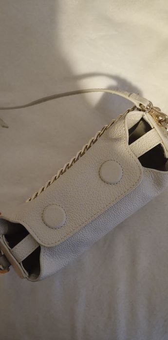 Geanta Musette piele naturala