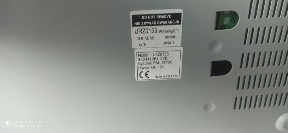 DVR Cabletech DVR Aritech