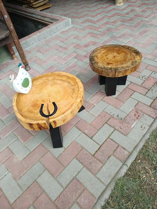 Masa cafea paltin , stejar și larice