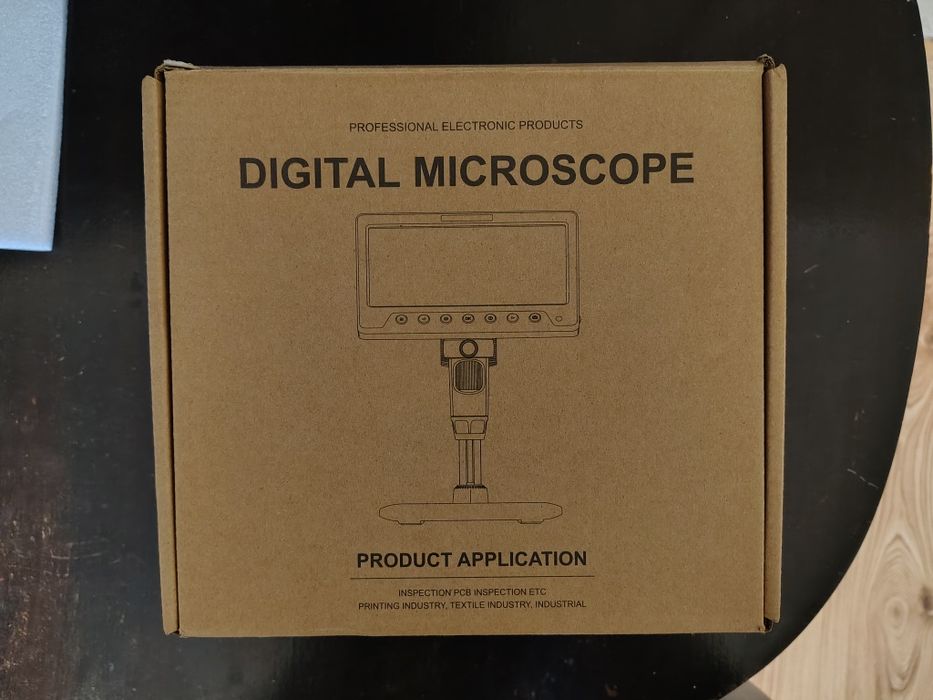 Дигитален микроскоп Inskam 7" HD IPS дисплей, 1200X увеличение