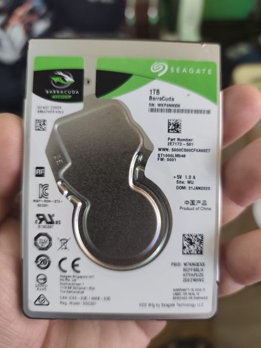 Hard-disk laptop Seagate 1tb 100%