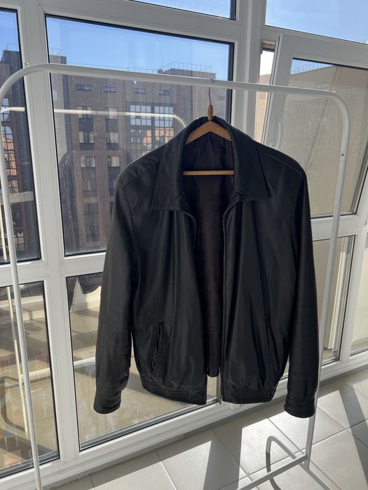 Кожаная куртка мужская