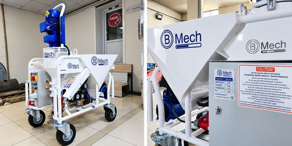 Агригат штукатурная станция B Mech