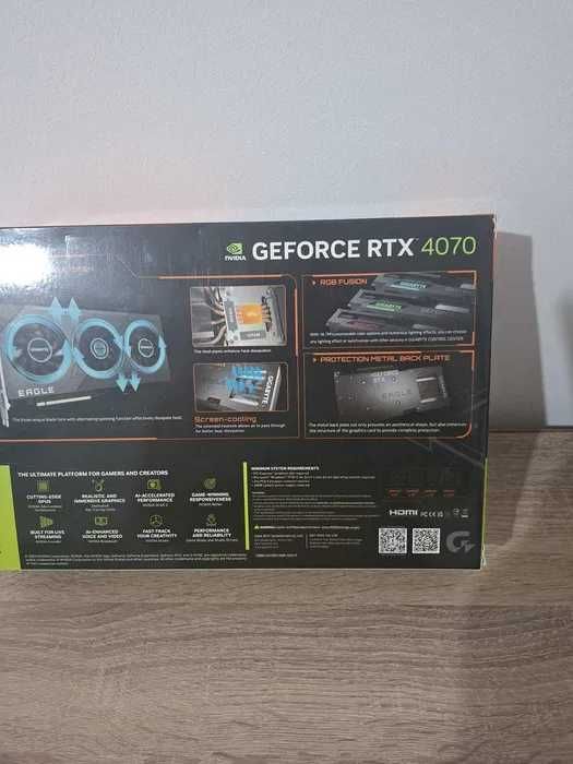 placa video gigabyte rtx 4070 12gb la cutie factura si garantie